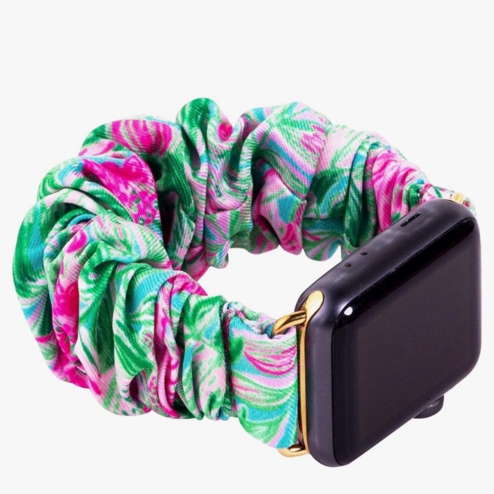 Lilly Pulitzer Scrunchie Apple Watch Band featured in Coming in Hot
